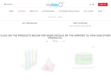 Tablet Screenshot of mykeyo.com